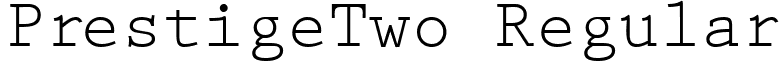 PrestigeTwo Regular font - PrestigeTwo-Regular.ttf