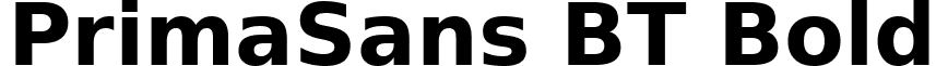 PrimaSans BT Bold font - PrimaSansBoldBT.ttf