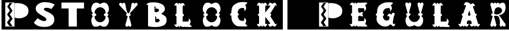 RSToyBlock Regular font - RSToyBlock2.ttf