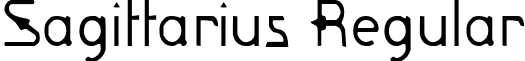 Sagittarius Regular font - Sagittarius.ttf
