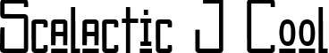 Scalactic J Cool font - Scalact.ttf