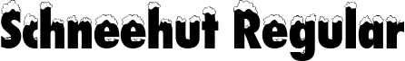 Schneehut Regular font - Neige.ttf