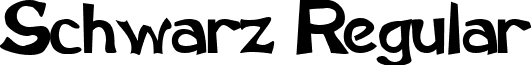Schwarz Regular font - SCHWARTZ.ttf