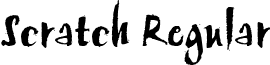 Scratch Regular font - Scratch.ttf