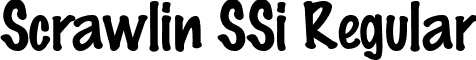 Scrawlin SSi Regular font - ScrawlinSSi.ttf