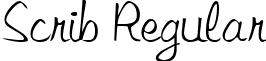Scrib Regular font - CWLGTSCR.ttf