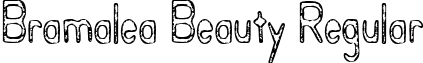 Bramalea Beauty Regular font - bramalea beauty.ttf