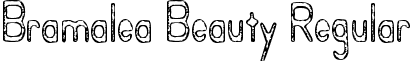 Bramalea Beauty Regular font - bramalea.ttf