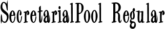 SecretarialPool Regular font - SecretarialPool.ttf