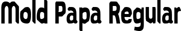 Mold Papa Regular font - MOLDPAPA.TTF