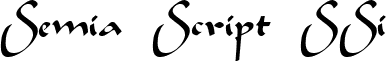 Semia Script SSi font - SemiaScriptSSi.ttf