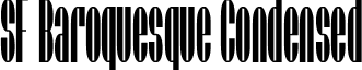 SF Baroquesque Condensed font - SF Baroquesque Condensed.ttf