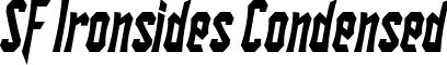 SF Ironsides Condensed font - SFIronsidesCondensedItalic.ttf