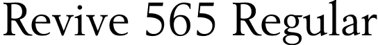 Revive 565 Regular font - Revive 565 Regular.ttf