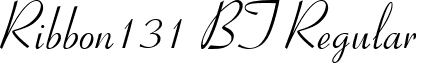 Ribbon131 BT Regular font - Rib131Rg.ttf