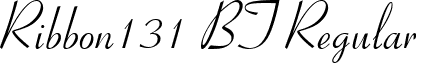 Ribbon131 BT Regular font - ribbon 131 bt.ttf