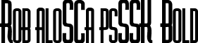 RobaloSCapsSSK Bold font - RobaloSCapsSSKBold.ttf