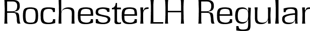 RochesterLH Regular font - RochesterLHRegular.ttf