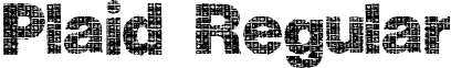 Plaid Regular font - plaid.ttf