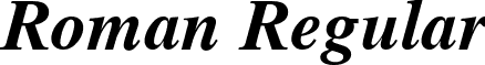 Roman Regular font - roman_2.ttf