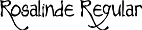 Rosalinde Regular font - RO.ttf