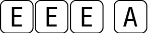 RRKeyLetters Normal font - RRKeyLettersNormal.ttf