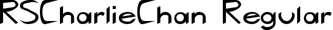 RSCharlieChan Regular font - RSCHARLI.ttf