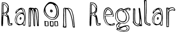 Ramon Regular font - Ramon.ttf