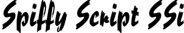Spiffy Script SSi font - SpiffyScriptSSi.ttf