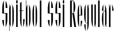 Spitbol SSi Regular font - SpitbolSSi.ttf