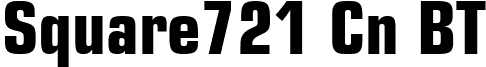 Square721 Cn BT font - SQR721BC.ttf