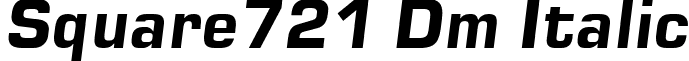 Square721 Dm Italic font - Square721DmItalic.ttf