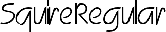 Squire Regular font - squireitc-normal.ttf