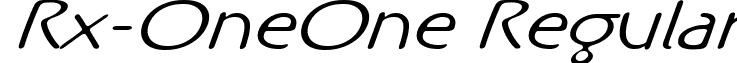 Rx-OneOne Regular font - RxOO__.ttf