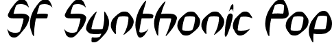 SF Synthonic Pop font - SFSynthonicPopOblique.ttf