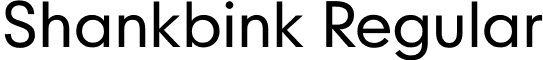 Shankbink Regular font - shankbin.ttf