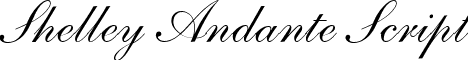 Shelley Andante Script font - SHAN.ttf