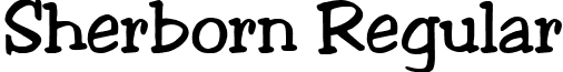 Sherborn Regular font - Sherborn.ttf