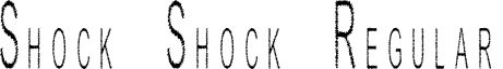 Shock Shock Regular font - ShockShock.ttf