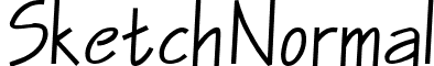 Sketch Normal font - SKET.ttf