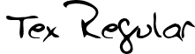 Tex Regular font - TexRegular.ttf