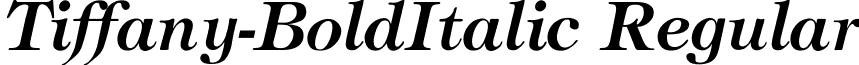 Tiffany-BoldItalic Regular font - STEPHA.ttf