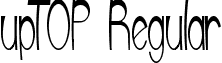 upTOP Regular font - upTOP.ttf