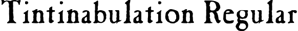 Tintinabulation Regular font - tintinabulation.ttf