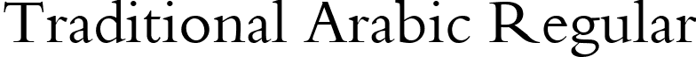Traditional Arabic Regular font - trado.ttf