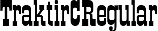 TraktirC Regular font - TRKT.ttf