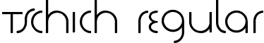 Tschich Regular font - Tschich.ttf