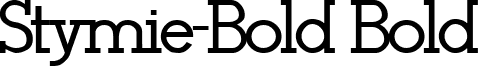 Stymie-Bold Bold font - STYMIEB.ttf