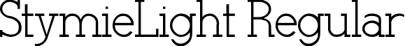 StymieLight Regular font - STYMIEL1.ttf