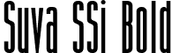 Suva SSi Bold font - SuvaSSiBold.ttf